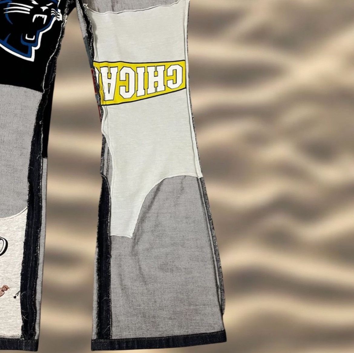 Dolce & Gabbana 2000s Dolce & Gabbana Patchwork Denim Size US 29 - 5 Thumbnail