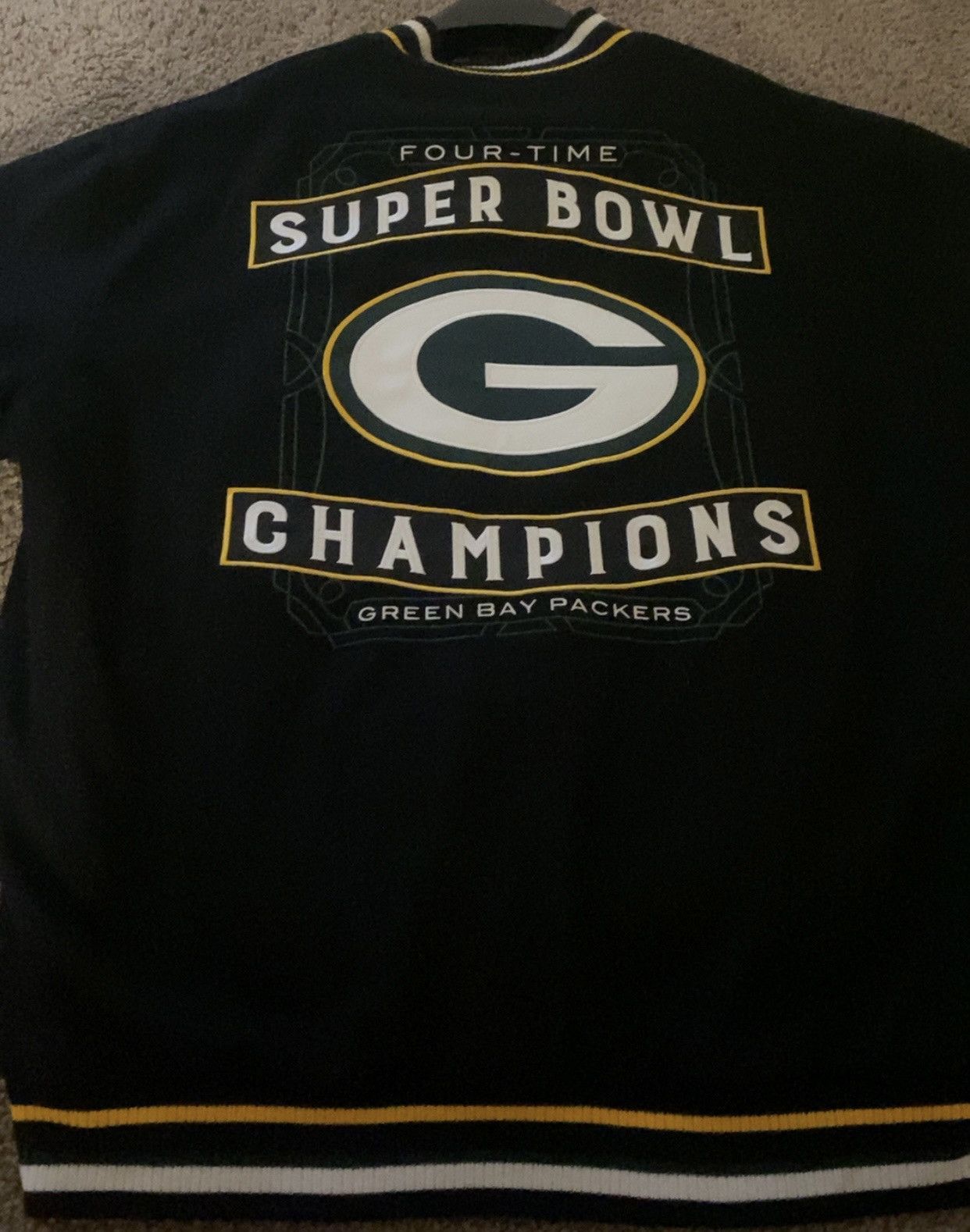 NFL Authentic Green Bay Packers Reversible Super Bowl Varsity Size US XL / EU 56 / 4 - 4 Thumbnail