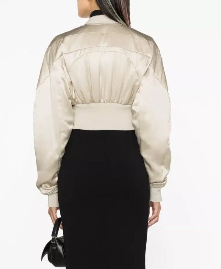 Rick Owens Rick Owens Girdered Silk Flight/Bomber Jacket Size M / US 6-8 / IT 42-44 - 7 Thumbnail