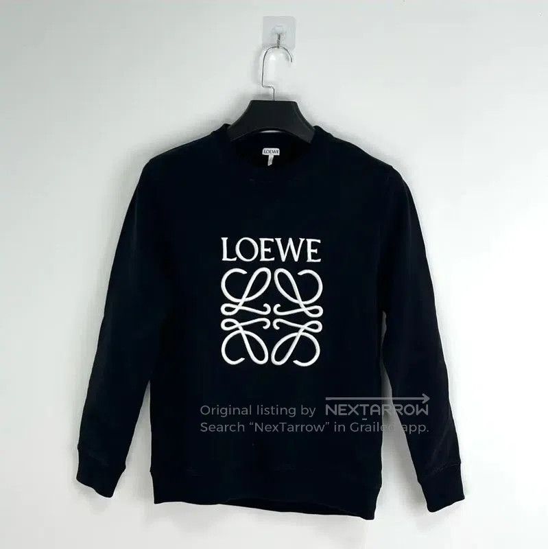 Loewe Loewe Black Cotton Women's Sweatshirt . Size L / US 10 / IT 46 - 1 Thumbnail