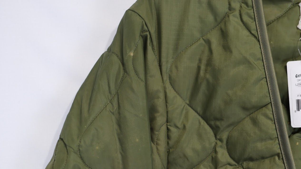 Greg Lauren o1rshd1 Puffy Cropped Gl1 Liner Jacket 'Army' in Green Size US S / EU 44-46 / 1 - 11 Thumbnail