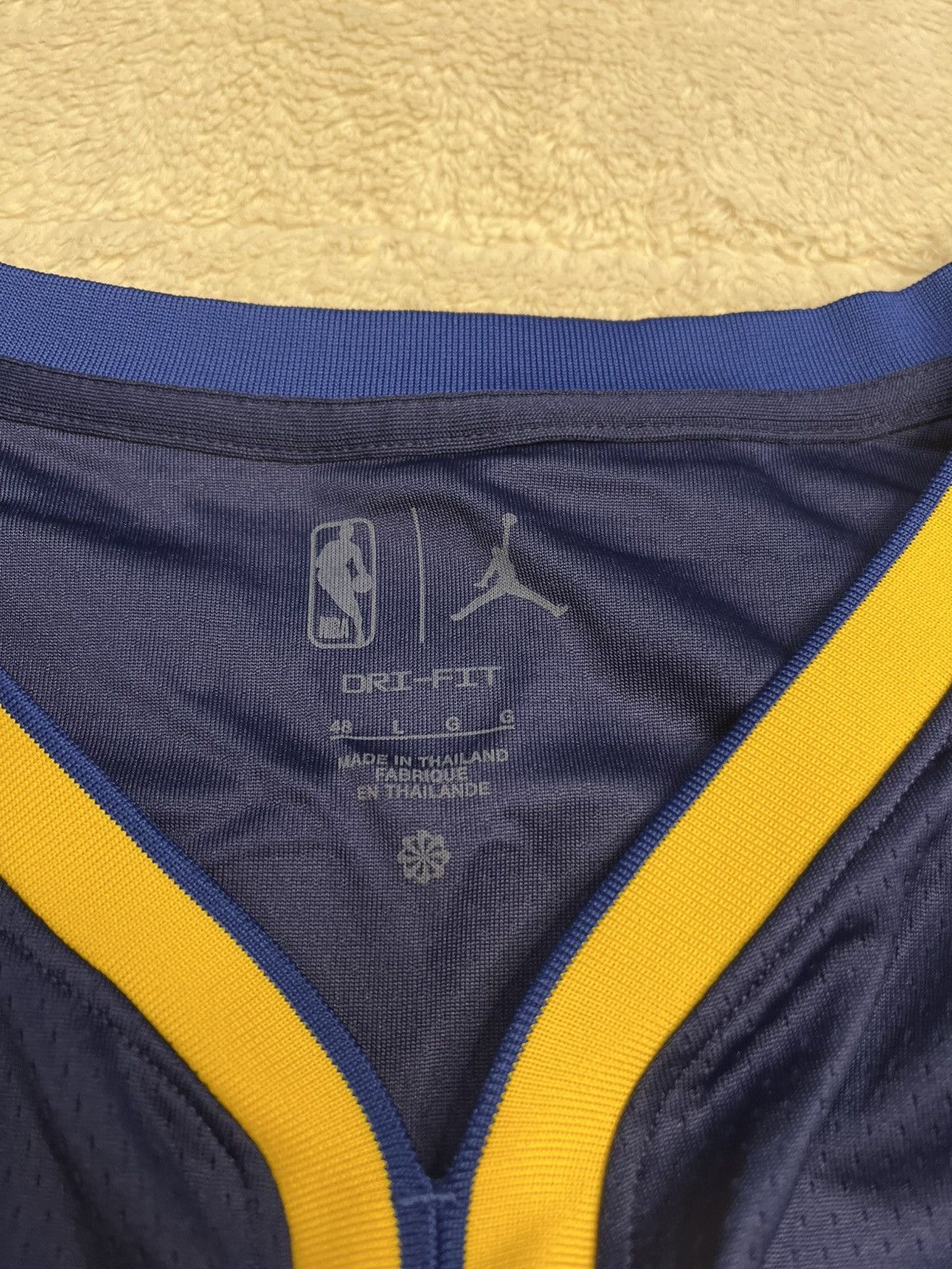 Jordan Brand Jordan NBA Golden St Warriors Klay Thompson Statement Jersey Size US L / EU 52-54 / 3 - 7 Thumbnail