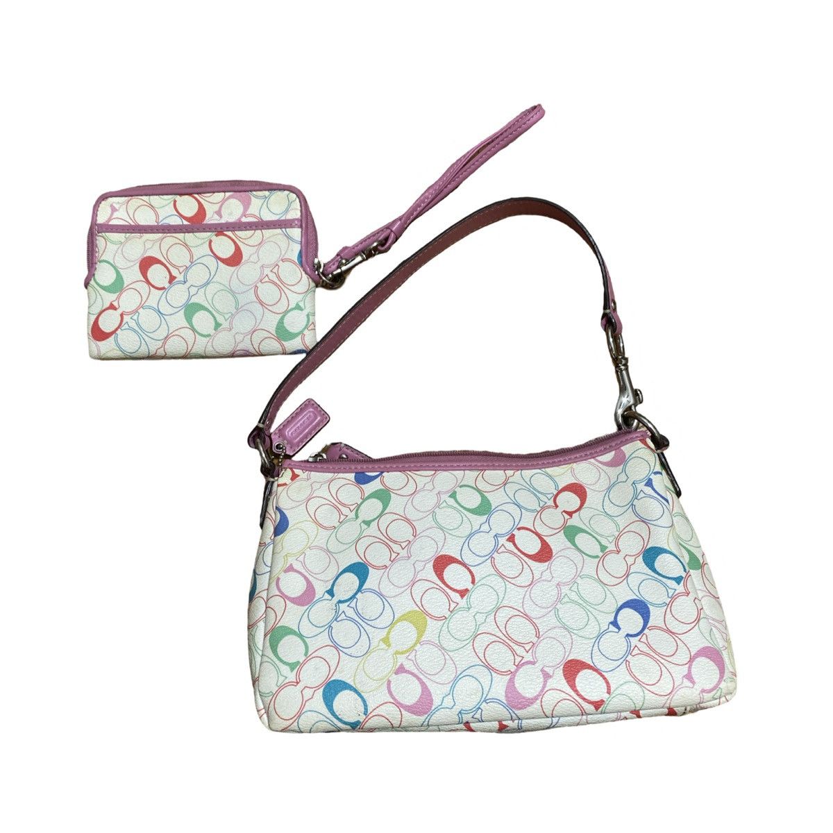 Coach Vintage Coach Multi-Colour Satchel and Wallet set Size ONE SIZE - 2 Thumbnail