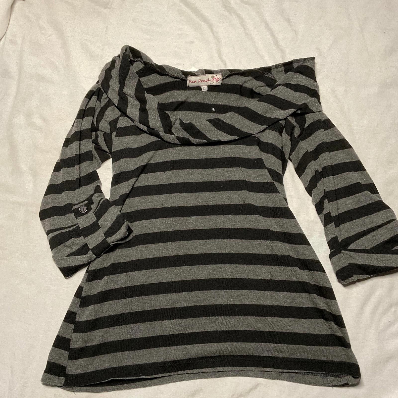 Other y2k stripped off shoulder top Size XL / US 12-14 / IT 48-50 - 1 Thumbnail
