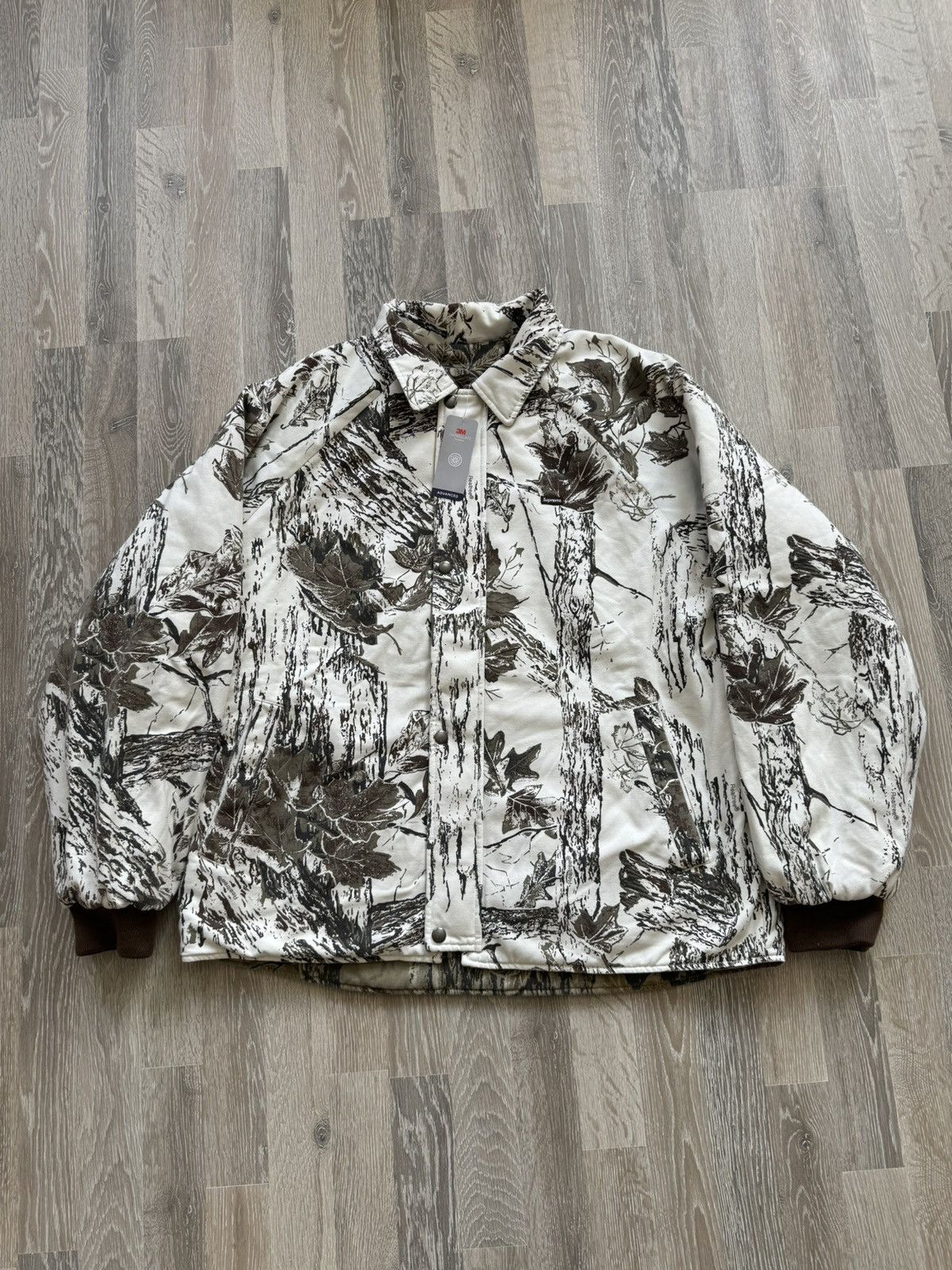 Supreme Supreme SS24 Realtree Reversible Quilted Work Jacket Brown 
