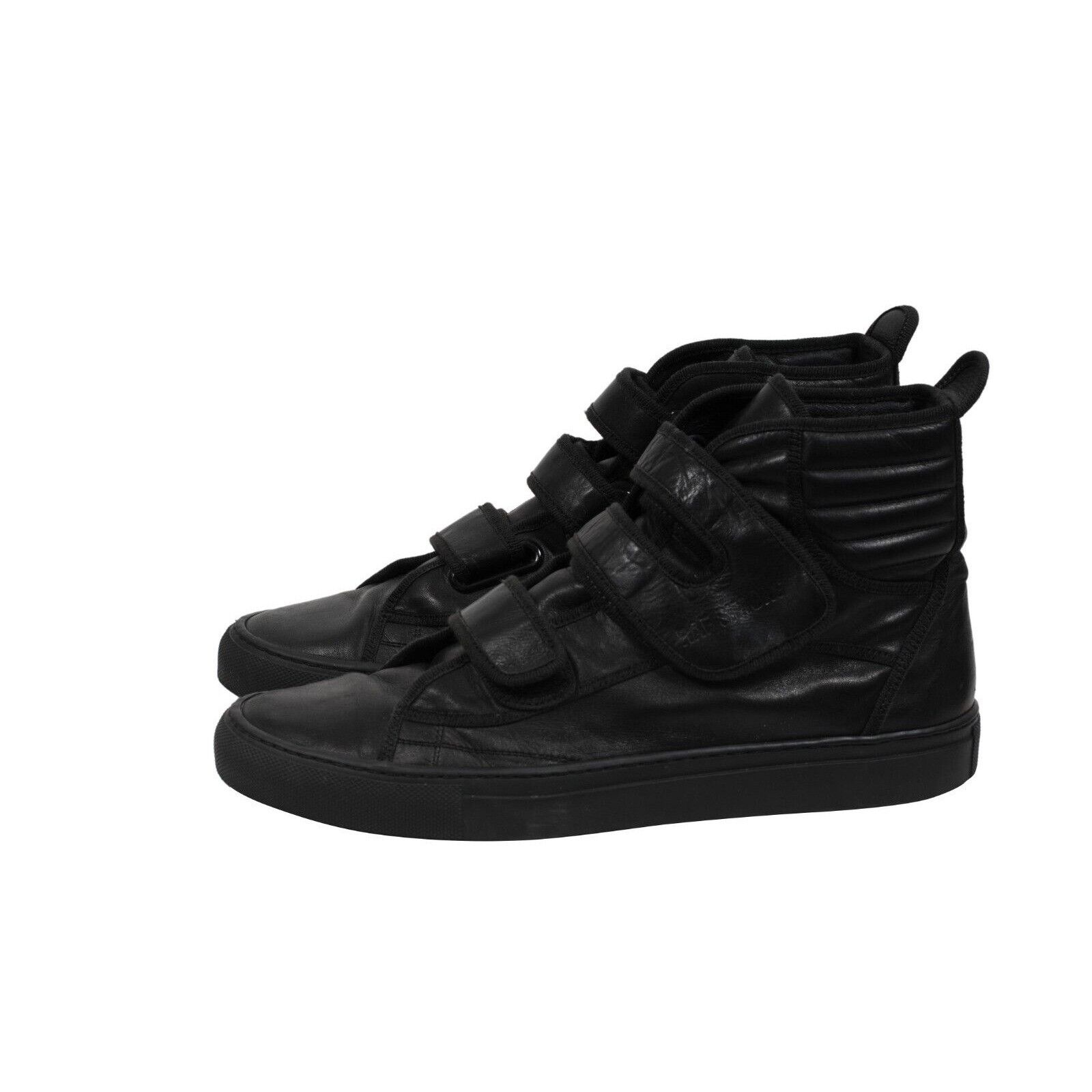 Raf Simons OG Carry Over Strap Sneakers Black Leather - 01935 B Size US 8 / EU 41 - 4 Thumbnail