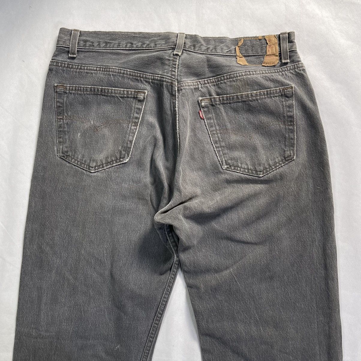 Levi's Vintage Clothing Vintage 80s Levis 501 Charcoal Fades Patina Jeans Size US 35 - 8 Thumbnail