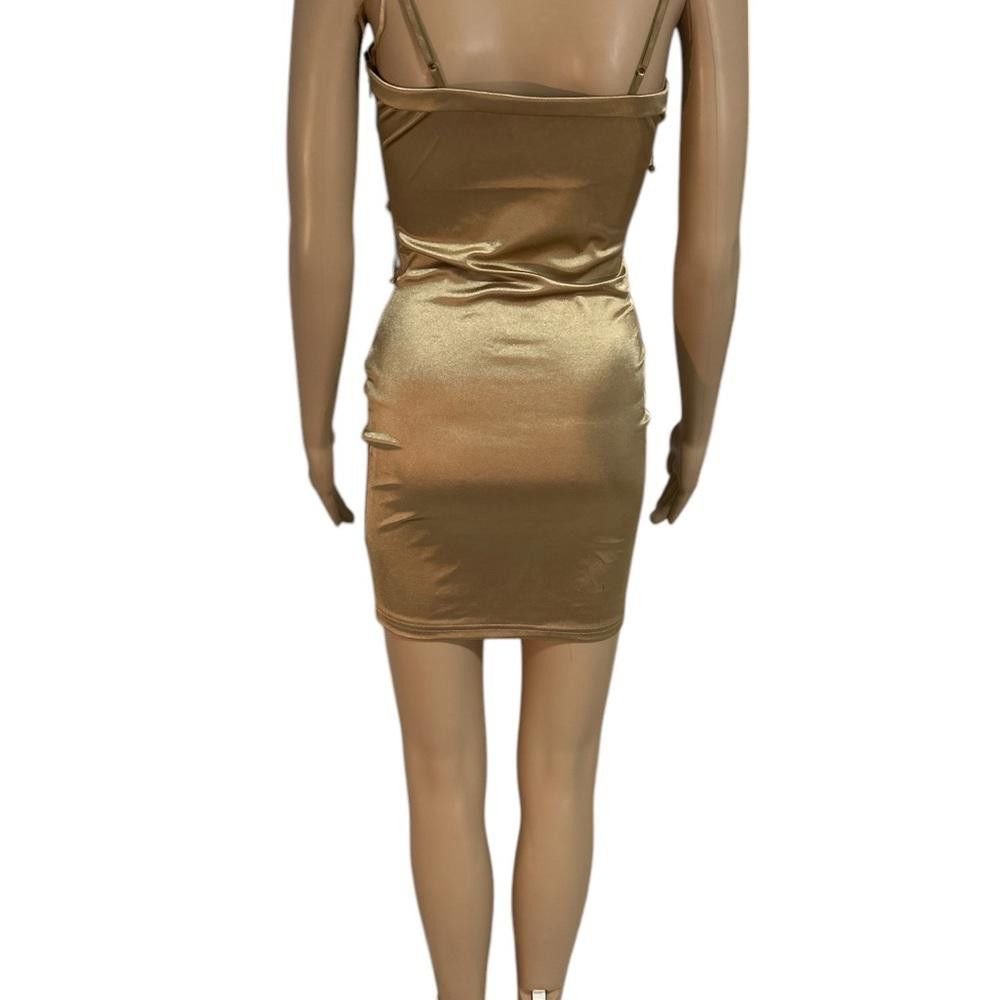 beige dresser chest Cache Beaded Old Hollywood Glam White Beaded BodyCon Mini Dress with H –  The Thrifty Hippy main image 0