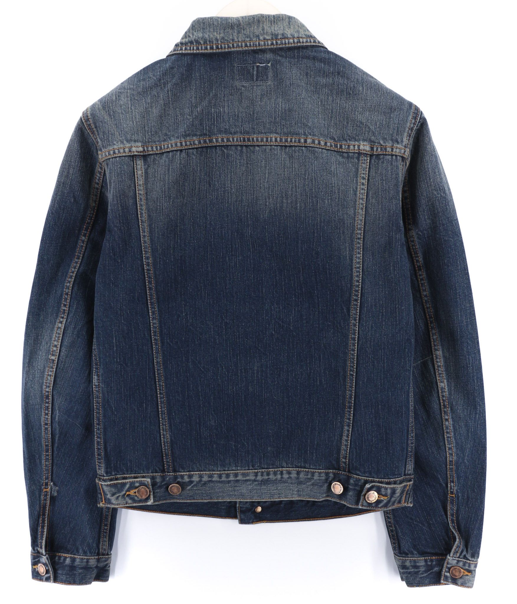Nudie Jeans BILLY DARK AUTHENTIC DENIM S Blue Denim Jacket 80397 Size US S / EU 44-46 / 1 - 2 Thumbnail