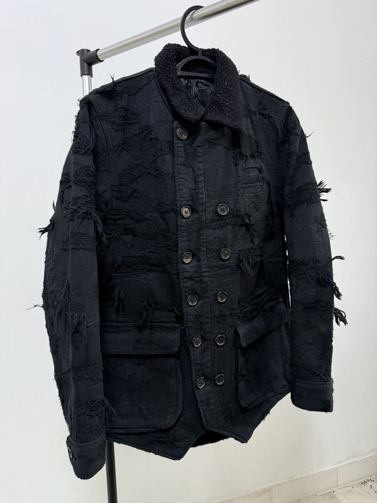 Undercover AW09 "Earmuff Maniac" Destroyed Patchwork Jacket. Size US M / EU 48-50 / 2 - 2 Thumbnail