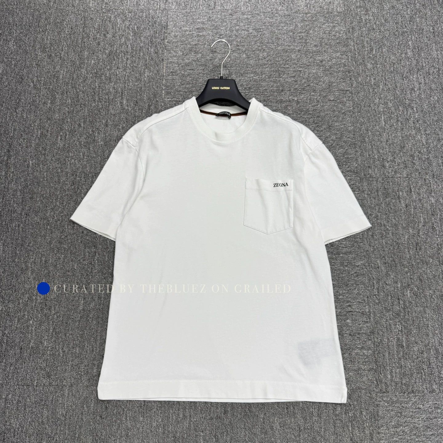 Ermenegildo Zegna Classic White Pocket Tee - Size M Size US M / EU 48-50 / 2 - 1 Thumbnail