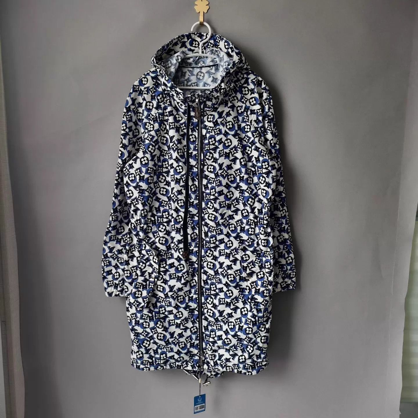 Louis Vuitton LV All Over Print Long Coat 38 Size S / US 4 / IT 40 - 1 Thumbnail