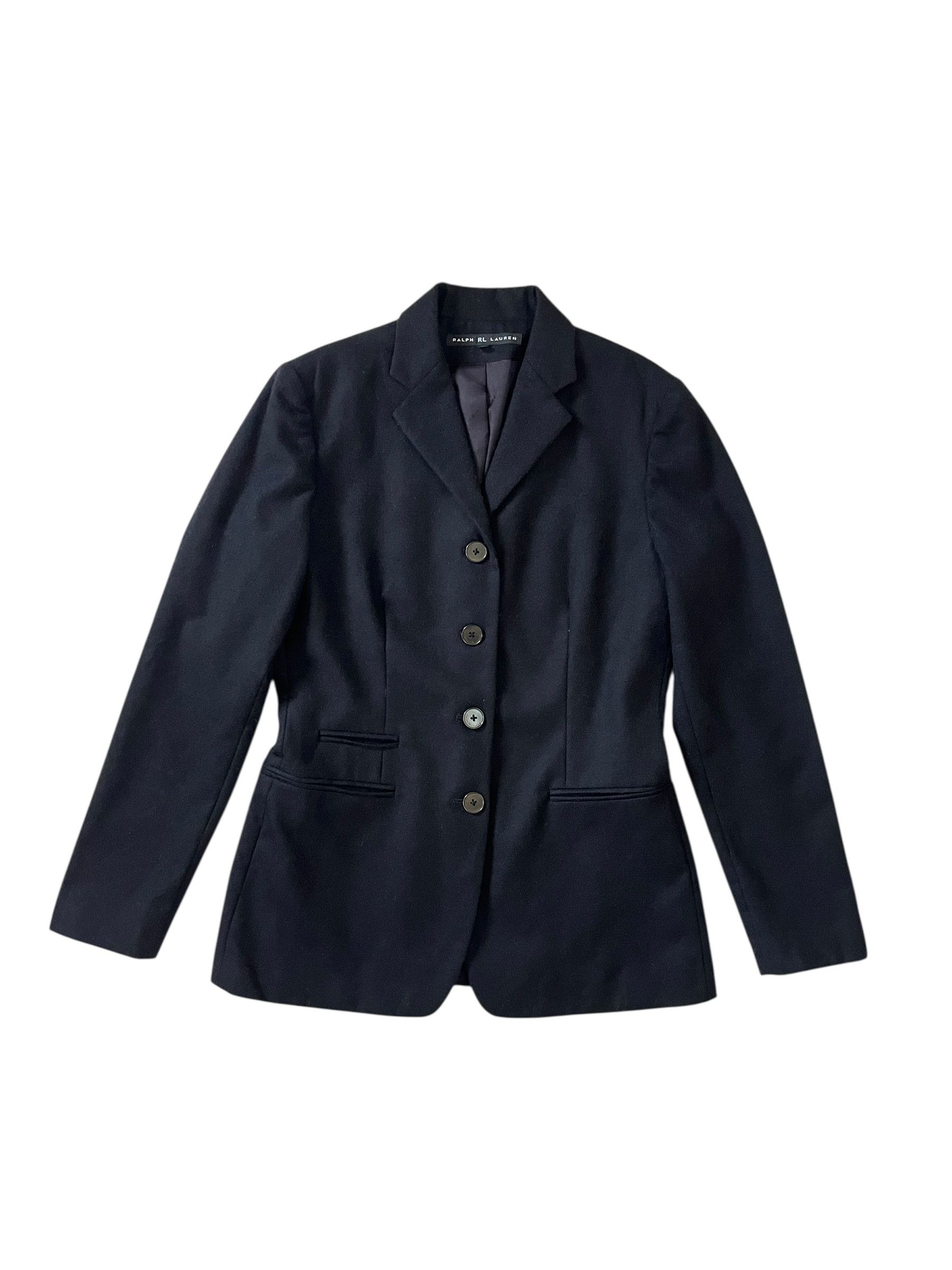 Ralph Lauren Ralph Lauren RL Black Wool Blazer Size M / US 6-8 / IT 42-44 - 2 Thumbnail