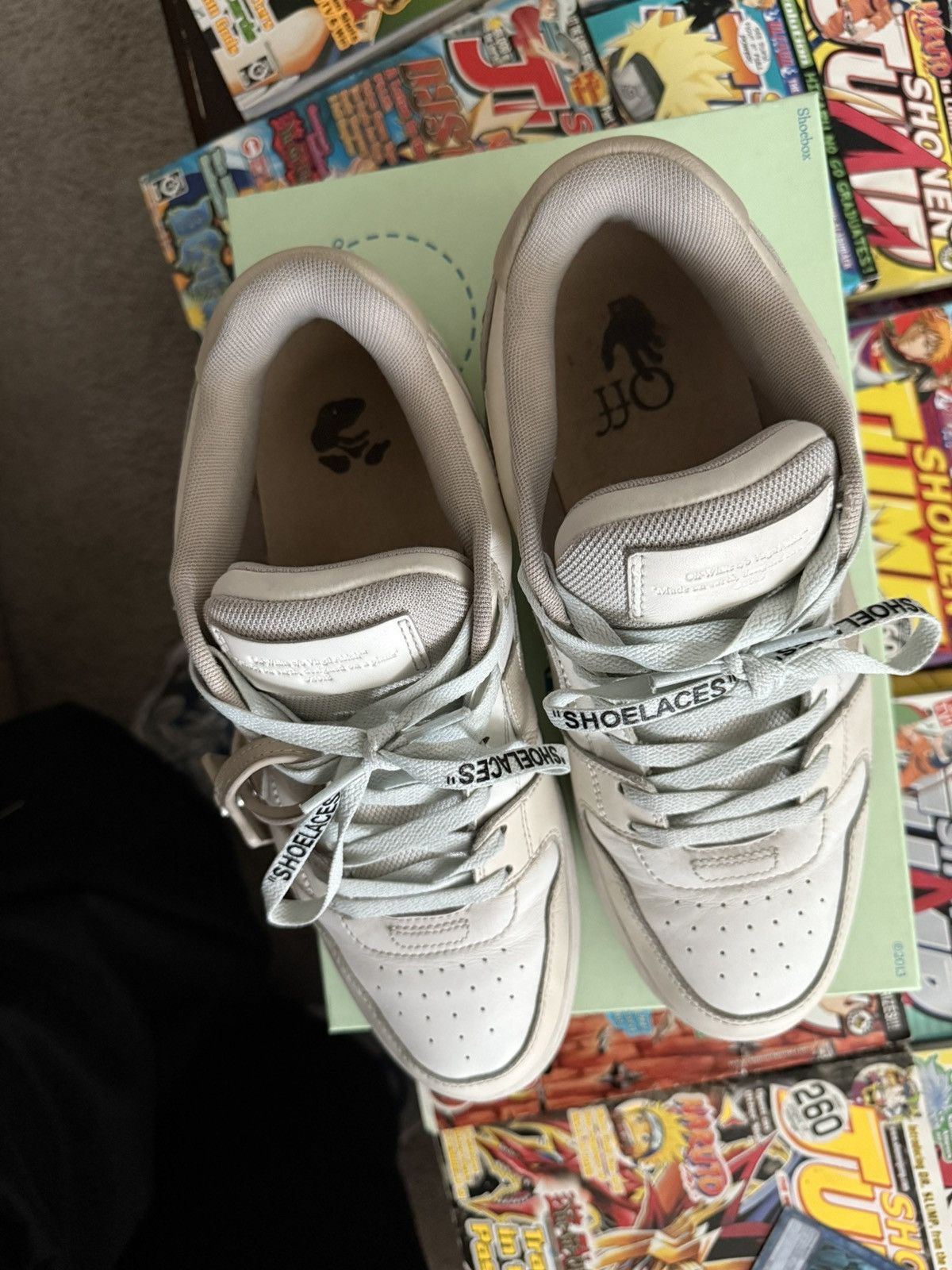 Off-White OFF-WHITE OUT OF OFFICE CREAM SNEAKERS w/ BOX Size US 10 / EU 43 - 9 Thumbnail