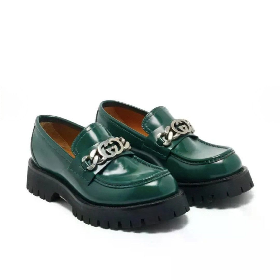 Gucci Herald Chain Chunky Loafers Size US 12 / EU 45 - 1 Thumbnail