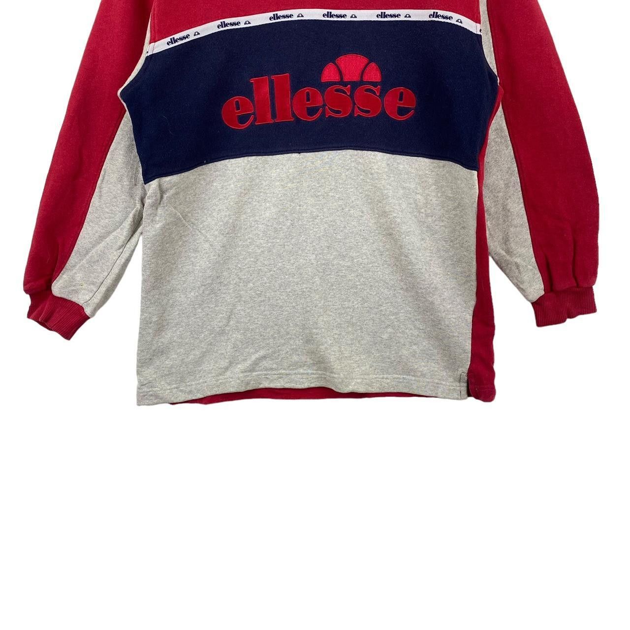 Ellesse ELLESSE ITALIA Embroidered V Neck Sweatshirt Sweater Size M / US 6-8 / IT 42-44 - 4 Thumbnail