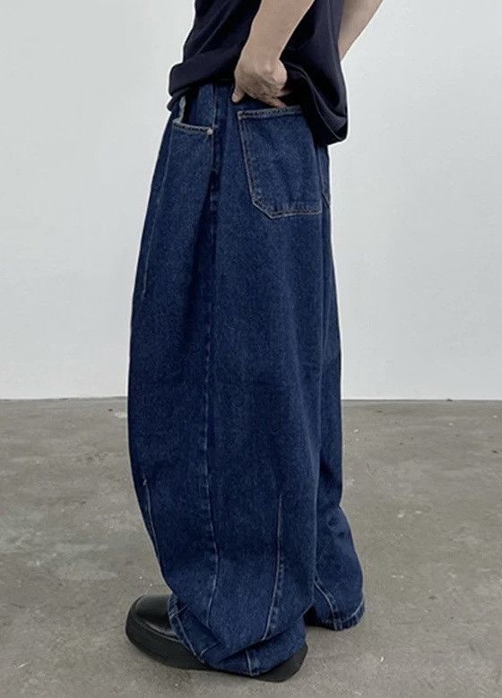 Japanese Brand × Vintage Retro punk balloon baggy loose jeans pants Size US 30 / EU 46 - 3 Thumbnail