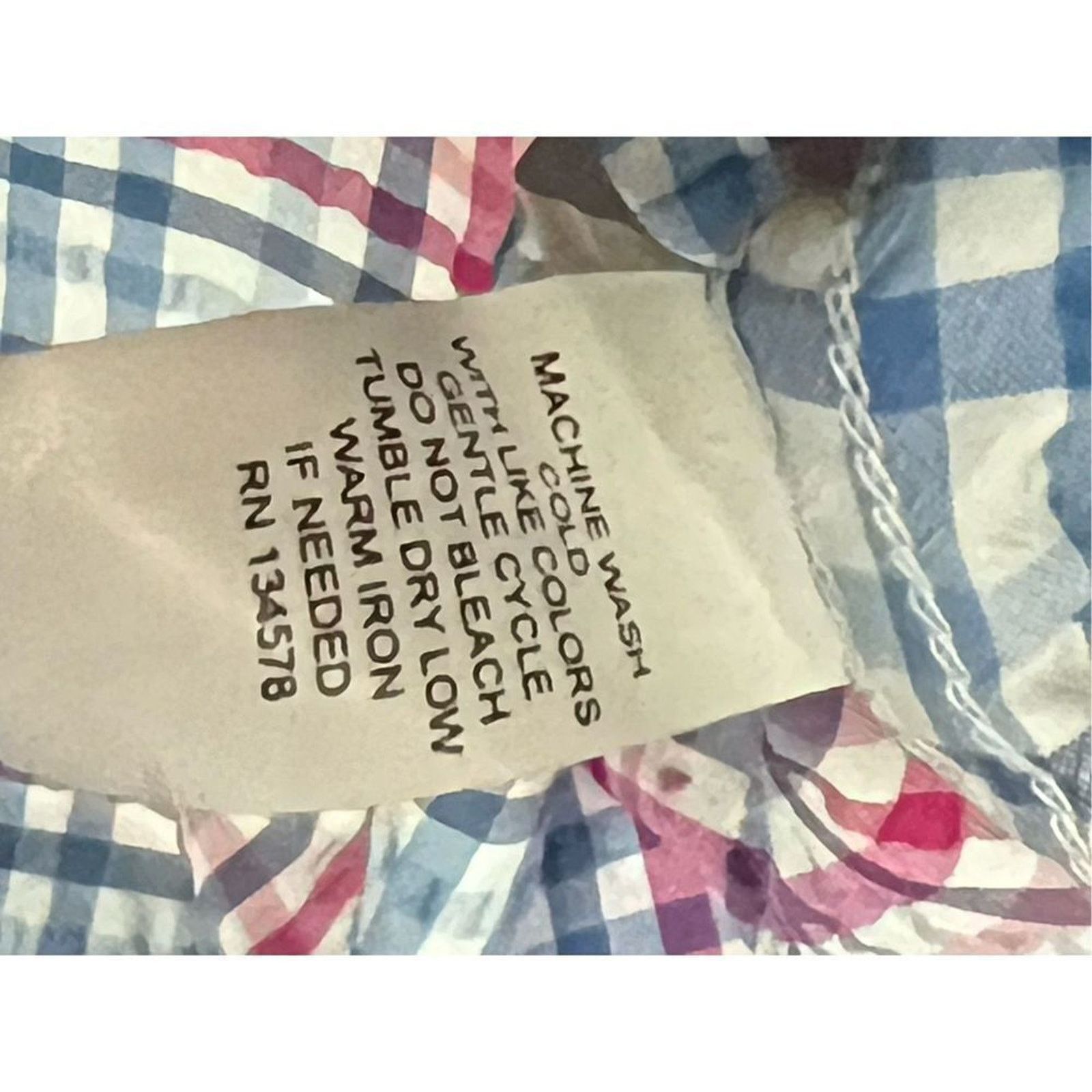Vineyard Vines Vineyard Vines Men's Gingham Harbor Shirt SIZE M Size US M / EU 48-50 / 2 - 6 Thumbnail