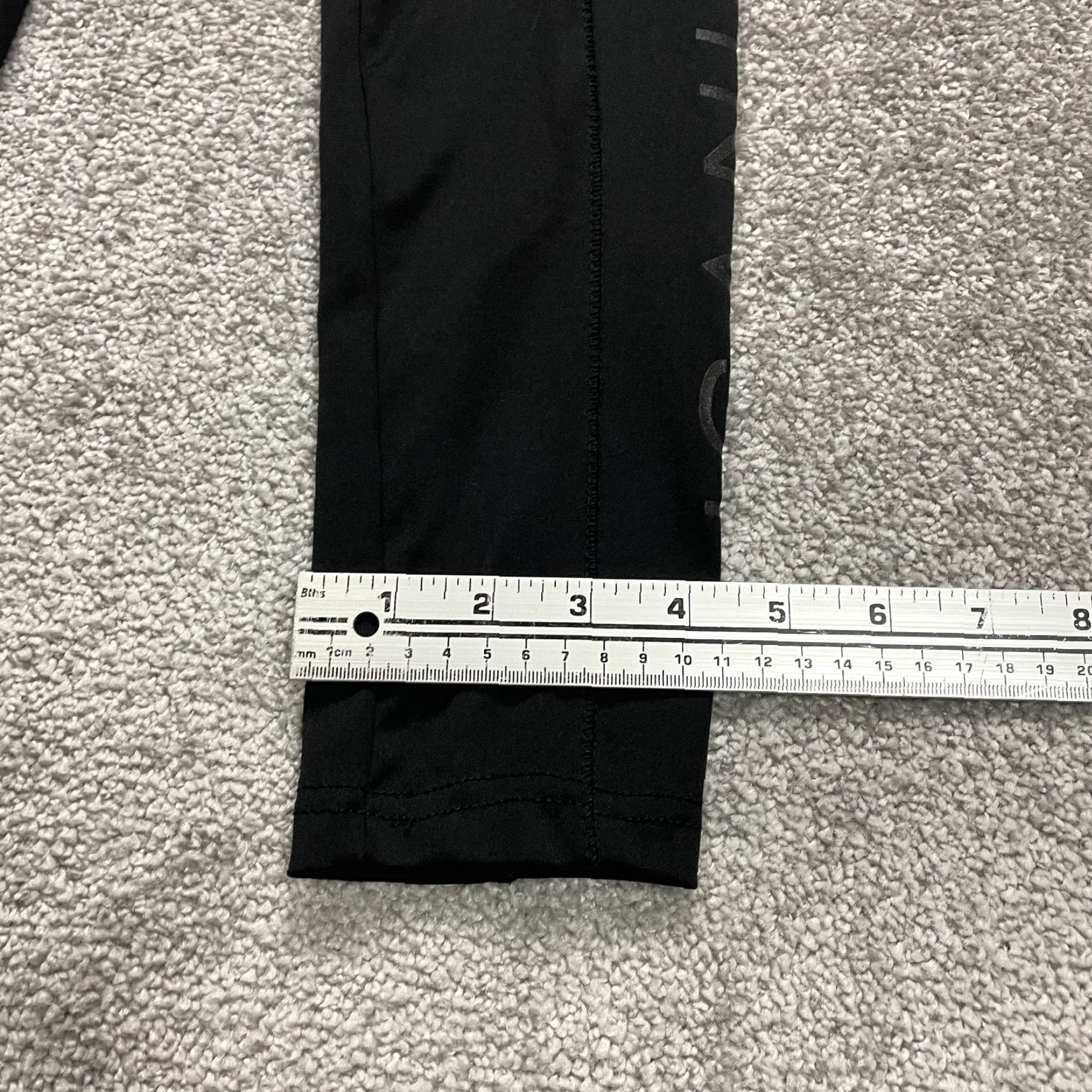 Vintage VINTAGE Wrldinvsn Compression Leggings Womens Small Black High Rise Athletic Gym 24x25 Size 28" / US 6 / IT 42 - 6 Thumbnail