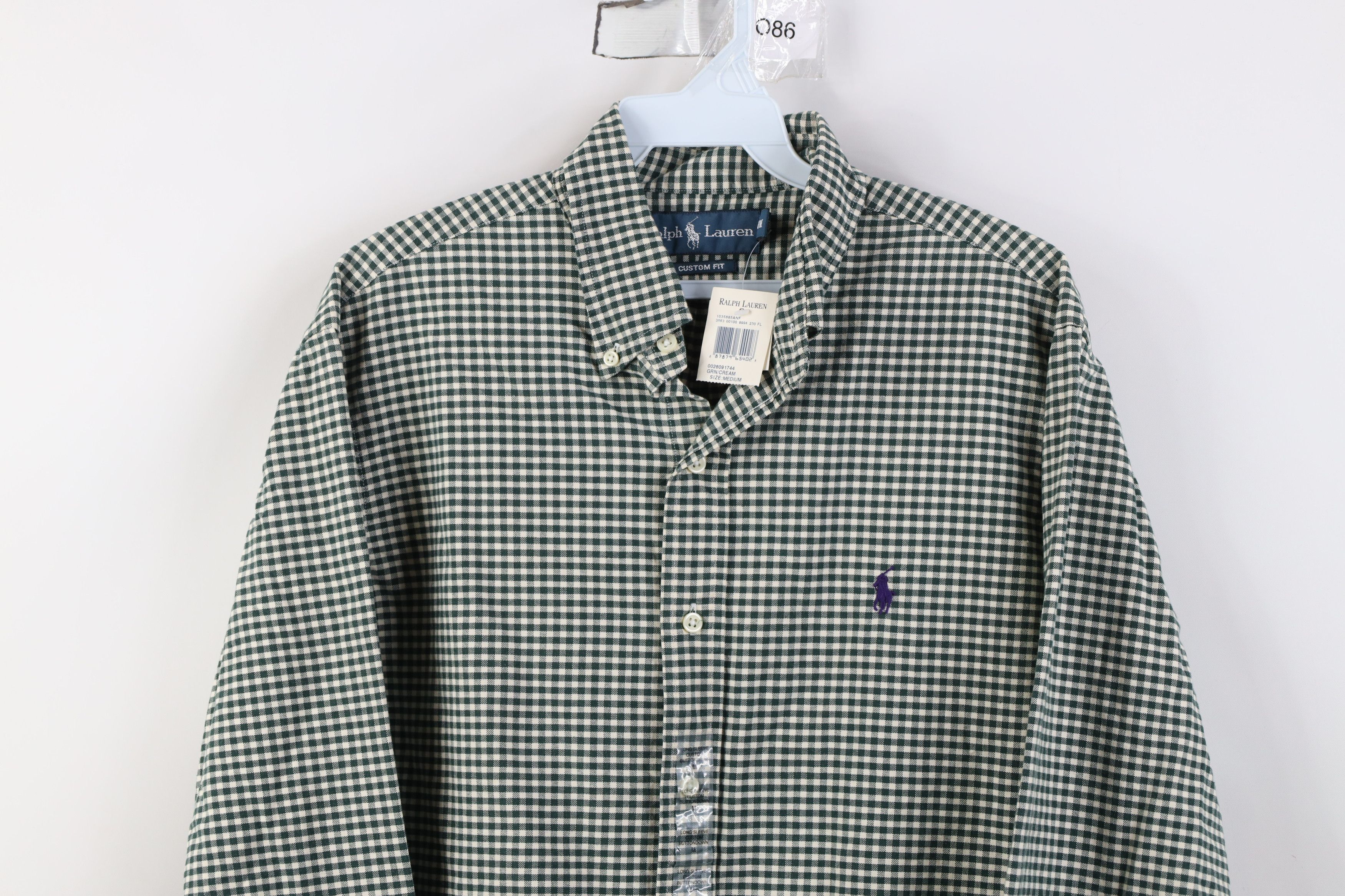Polo Ralph Lauren Deadstock Vintage 90s Y2K Ralph Lauren Button Down Shirt Size US M / EU 48-50 / 2 - 2 Thumbnail