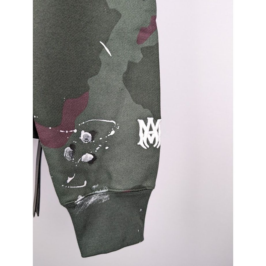 Amiri o1rshd1 Q:3 / Army Logo Hoodie in Camo Size US M / EU 48-50 / 2 - 6 Thumbnail