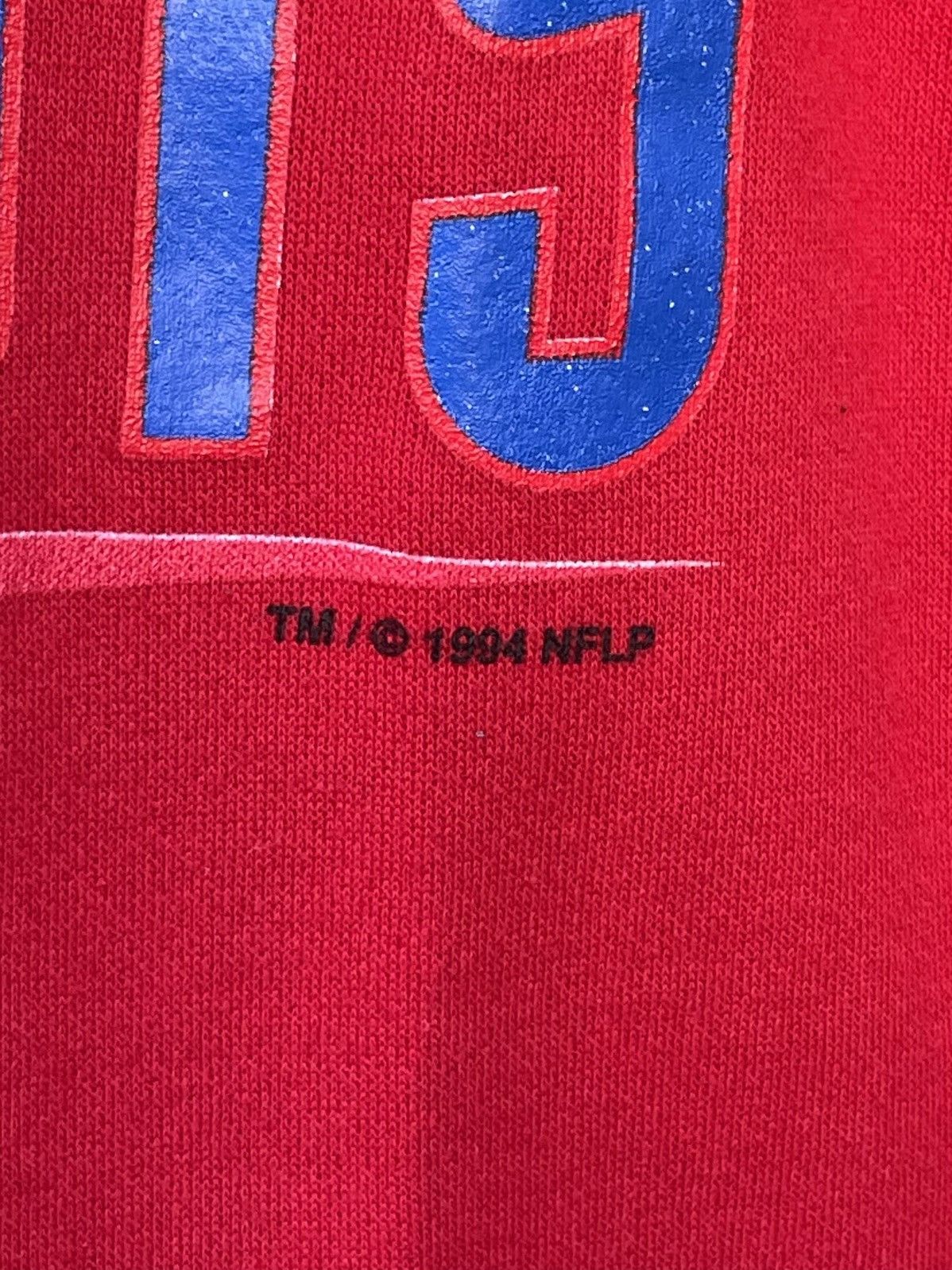 Vintage 1994 Bike NFL new England Patriots Short Sleeve Sweatshirt Size US M / EU 48-50 / 2 - 4 Thumbnail