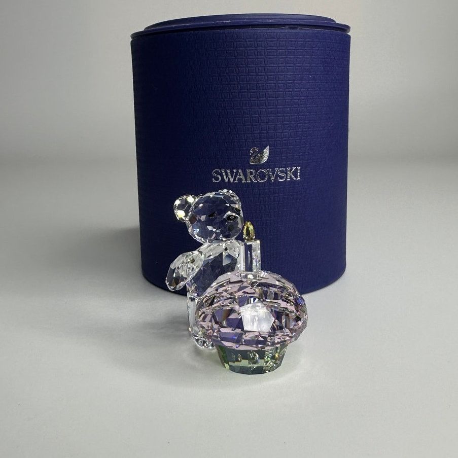 Swarovski Swarovski Bear Time To Celebrate Cupcake Crystal Figurine Size ONE SIZE - 4 Thumbnail
