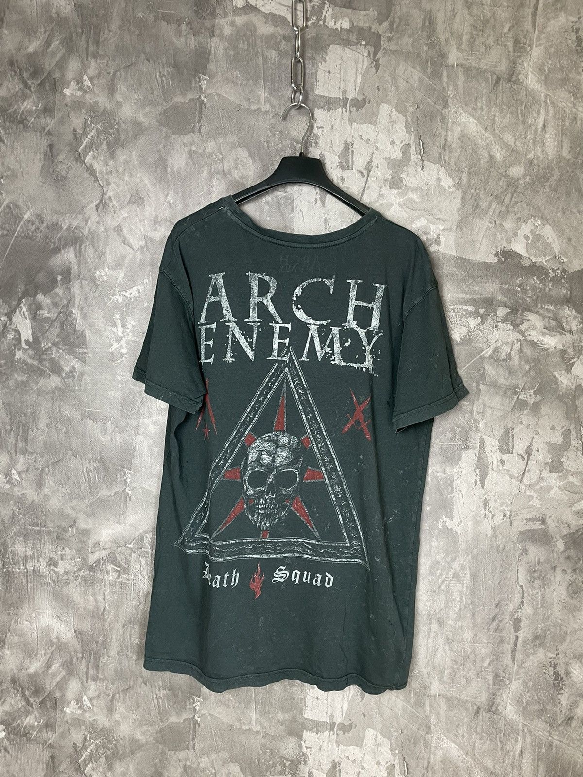 Band Tees × Vintage Vintage Arch Enemy Pure Fu*ing Metal T Shirt Tour Band Tee Size US M / EU 48-50 / 2 - 1 Thumbnail