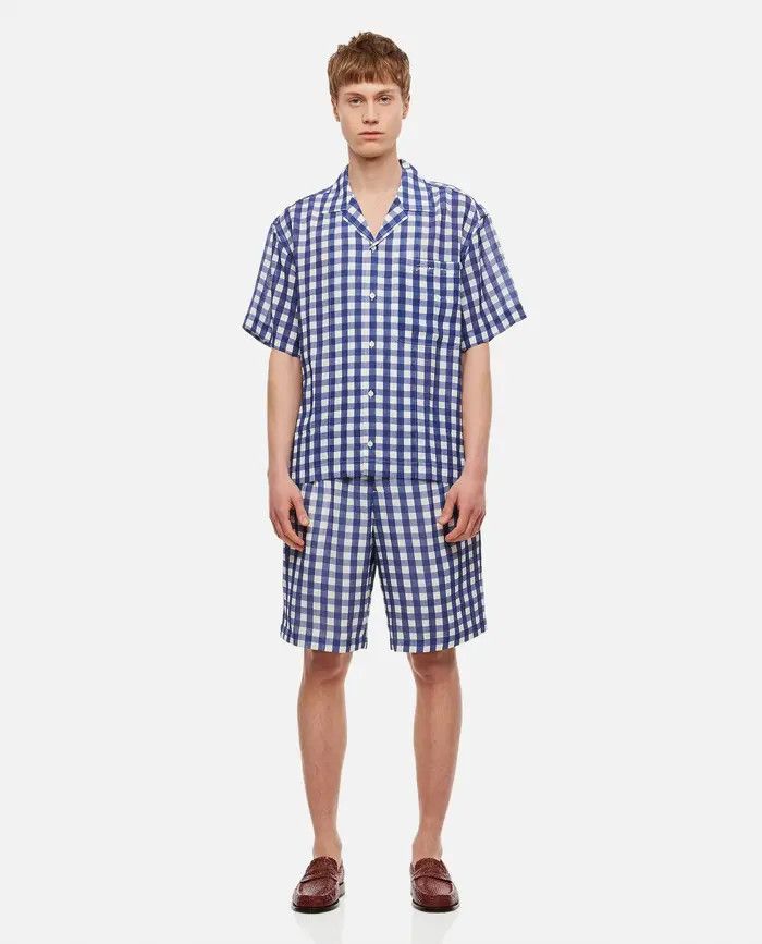 Jacquemus o1mle1124 Gelati Shorts in Blue/White Size US 30 / EU 46 - 7 Thumbnail