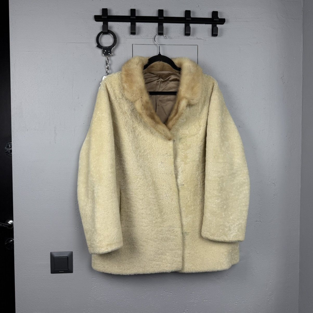 Vintage Vintage Keska Coat Avant Garde Real Fur Faux Size L / US 10 / IT 46 - 1 Thumbnail