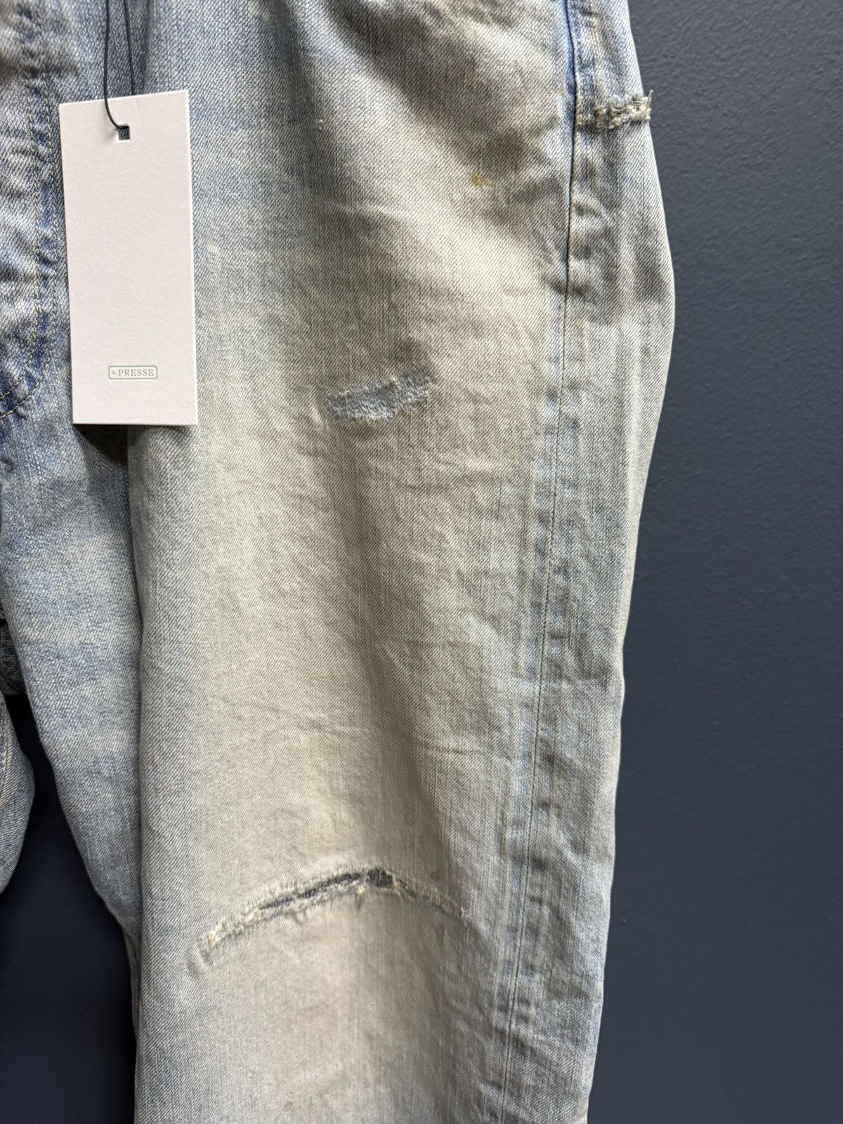 A.PRESSE a presse NO.37 bleach denim size 38 Size US 38 / EU 54 - 3 Thumbnail