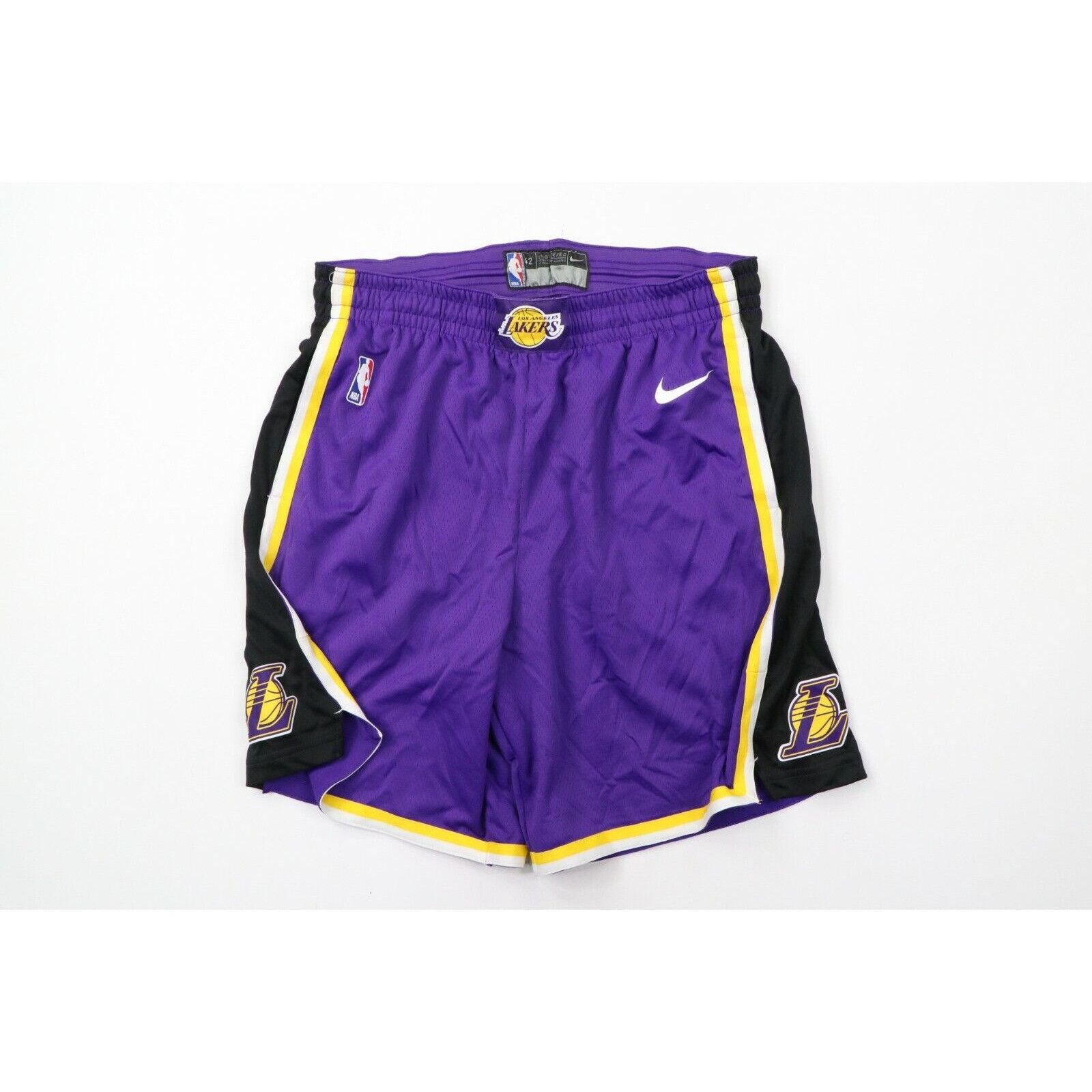 image of Nike Nba Swingman Los Angeles Lakers Basketball Shorts in Purple, Men's (Size 36)