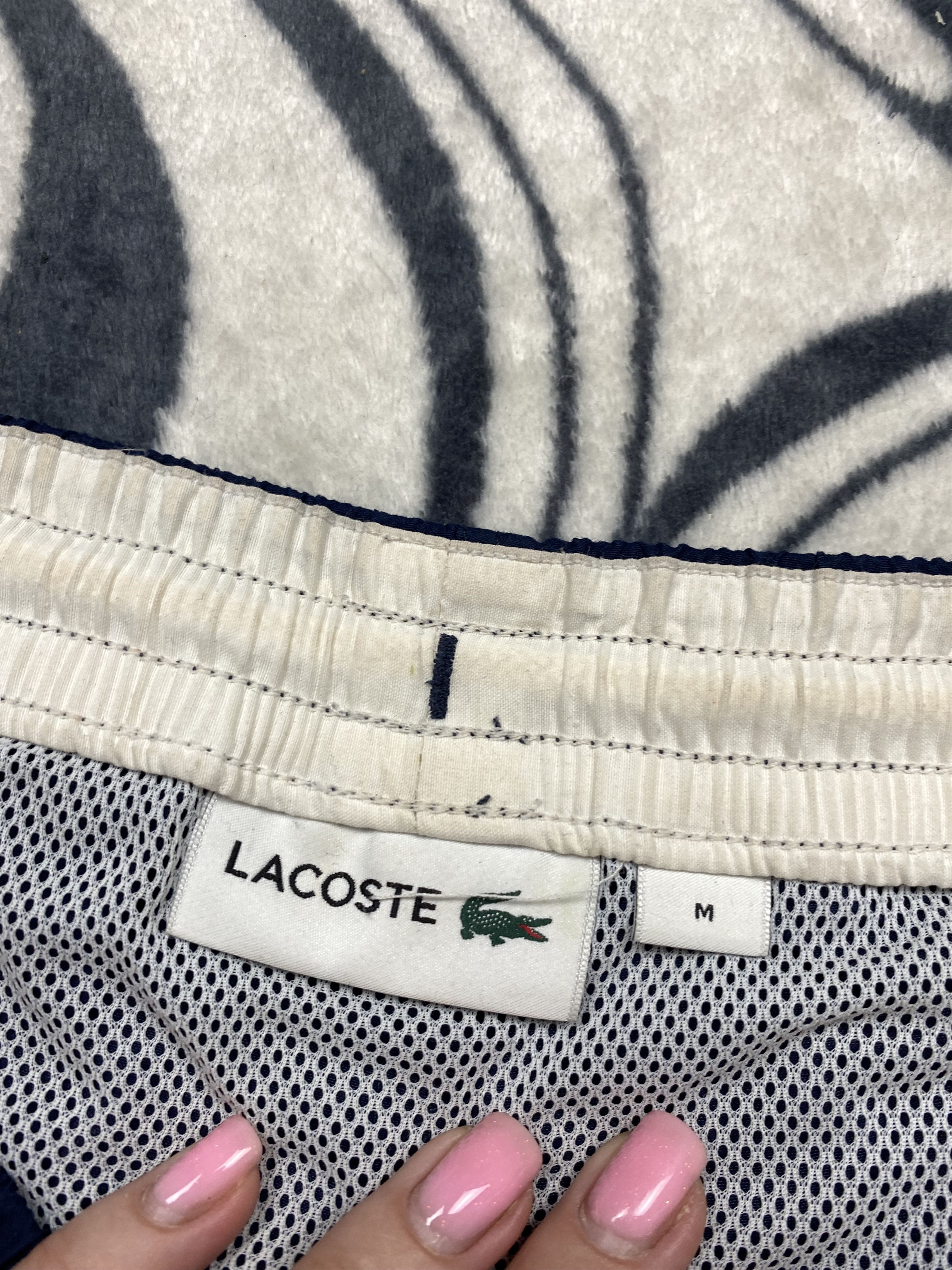 Lacoste × Vintage Lacoste Vintage Mens Nylon Shorts Y2K Size US 32 / EU 48 - 4 Thumbnail