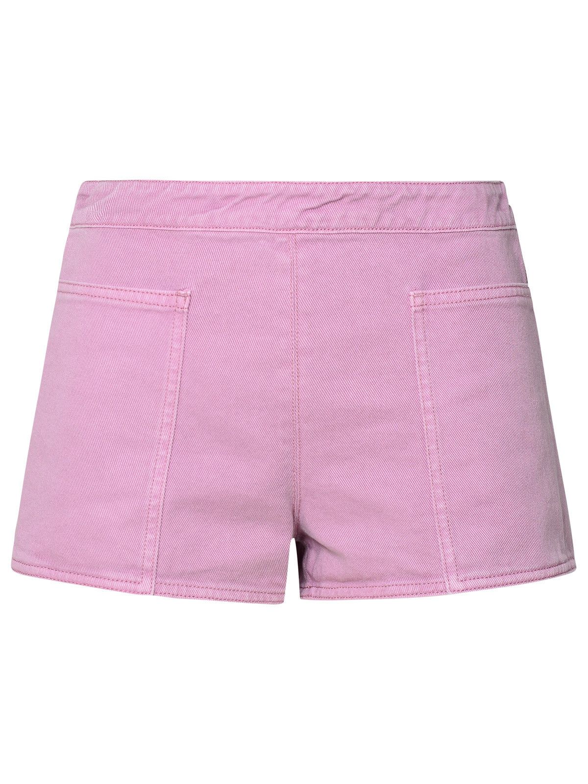 image of Max Mara 'alibi' Wisteria Cotton Shorts in Liliac, Women's (Size 27)
