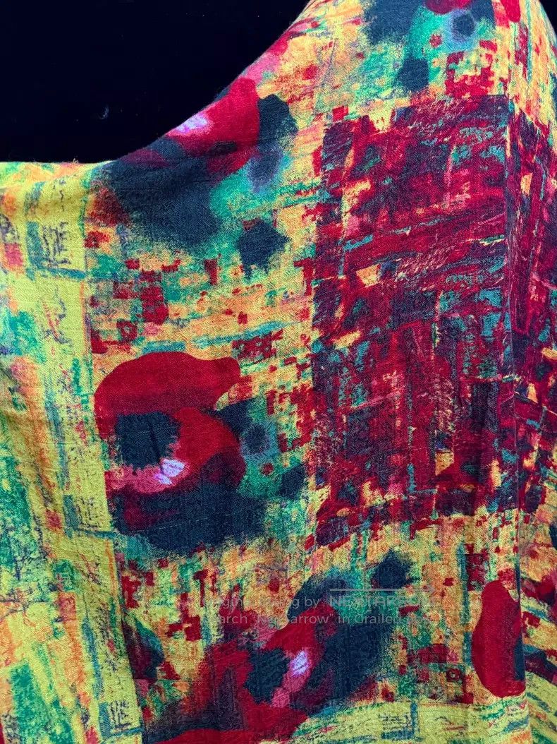 Kenzo Kenzo Scarf with vibrant tie-dye pattern| Size ONE SIZE - 5 Thumbnail
