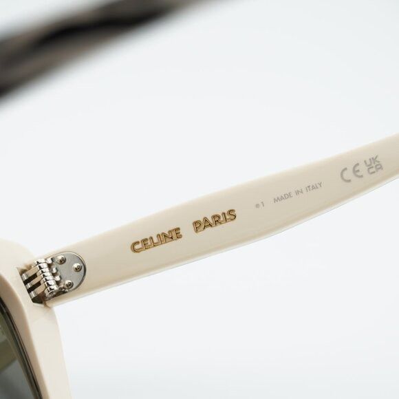 Celine Celine CL40187I 99E Sunglasses White and Black Animal Size ONE SIZE - 7 Thumbnail