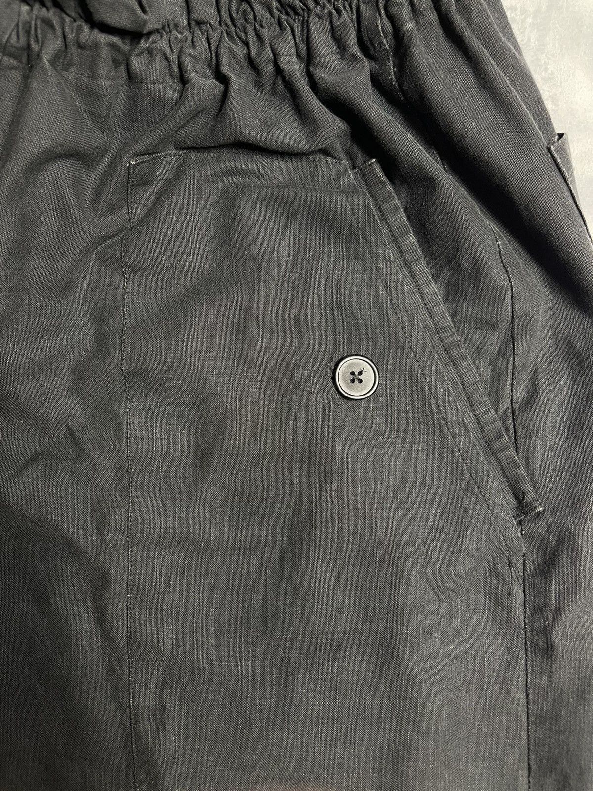 Chorley × Handmade S/S treated linen waxed carpenter cargo pod shorts Size US 34 / EU 50 - 5 Thumbnail