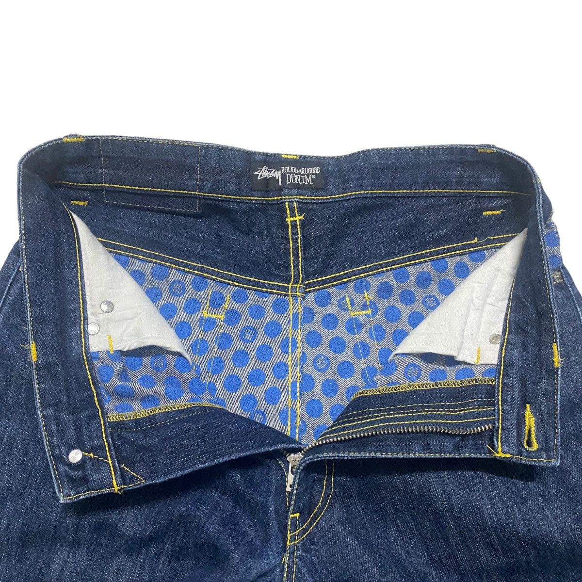 Stussy Vintage Y2K Stussy Logo Pocket Denim Jeans Size US 30 / EU 46 - 18 Thumbnail