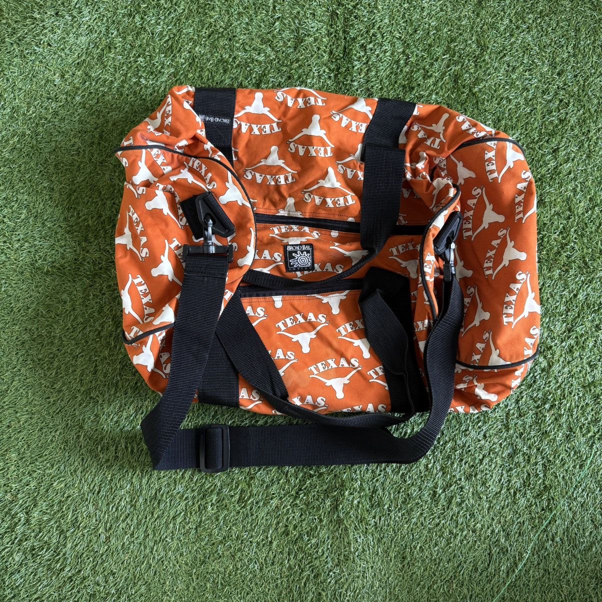 Vintage Vintage Texas Longhorns Duffle Bag Orange Broad Bay Cotton Size ONE SIZE - 1 Thumbnail