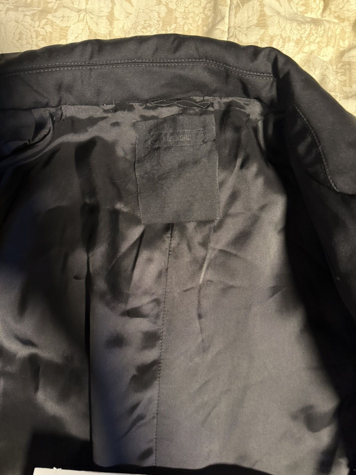 Kusikohc Kusikohc Black Eyelet Embroidery Light Weight Padded Blazer Size US L / EU 52-54 / 3 - 3 Thumbnail