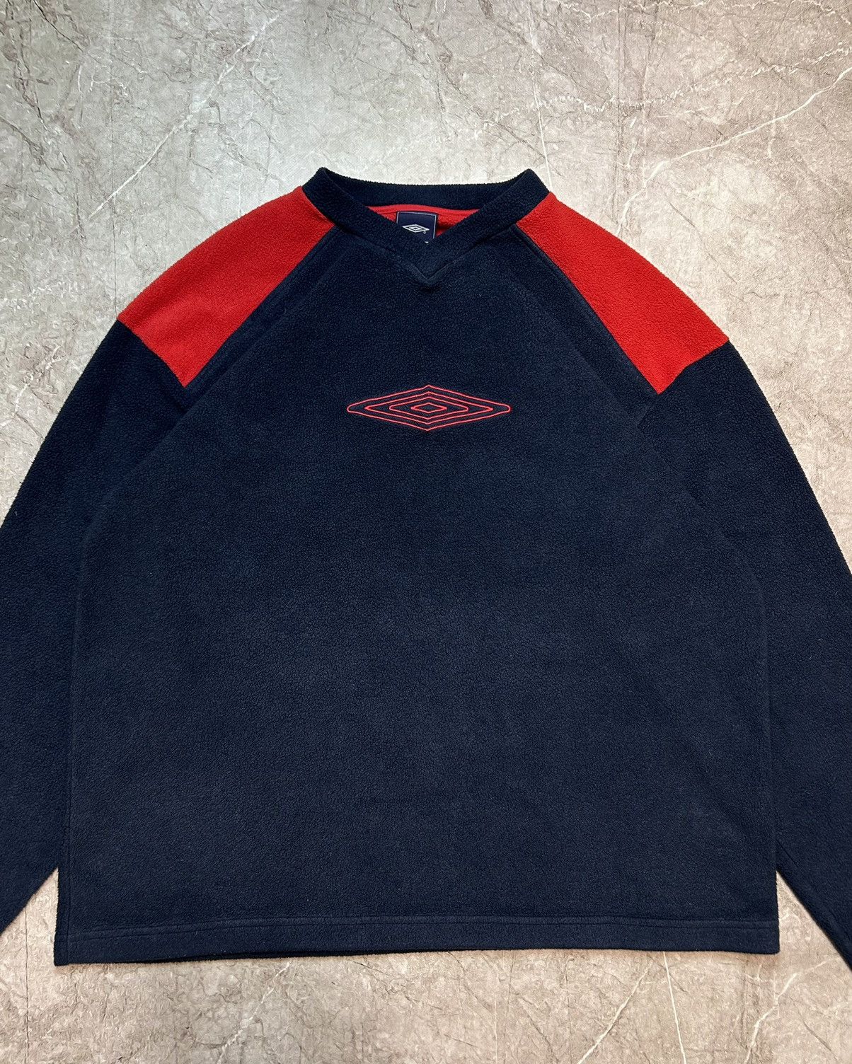 Umbro × Vintage Vintage Umbro Fleece sweatshirt Size US XL / EU 56 / 4 - 3 Thumbnail
