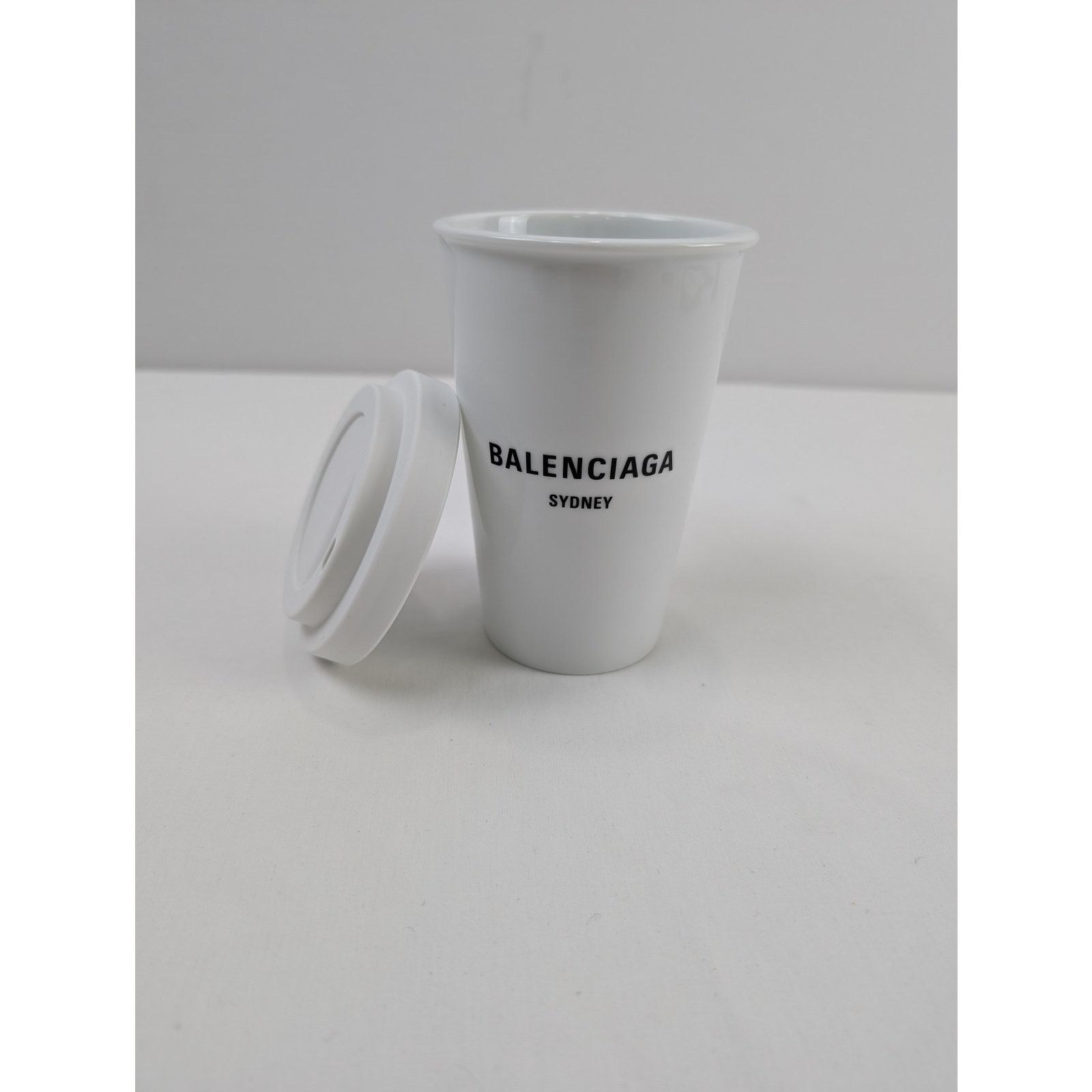 Balenciaga o1rshd1 Size: OS / Sydney Porcelain Coffee Cup in White Size ONE SIZE - 6 Thumbnail