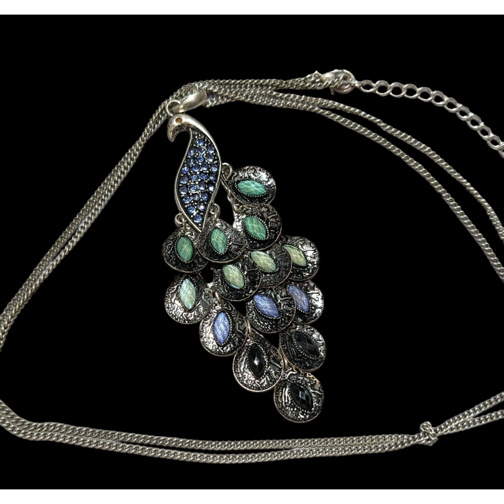 Other Blue Bohemian Peacock Necklace Size ONE SIZE - 2 Thumbnail