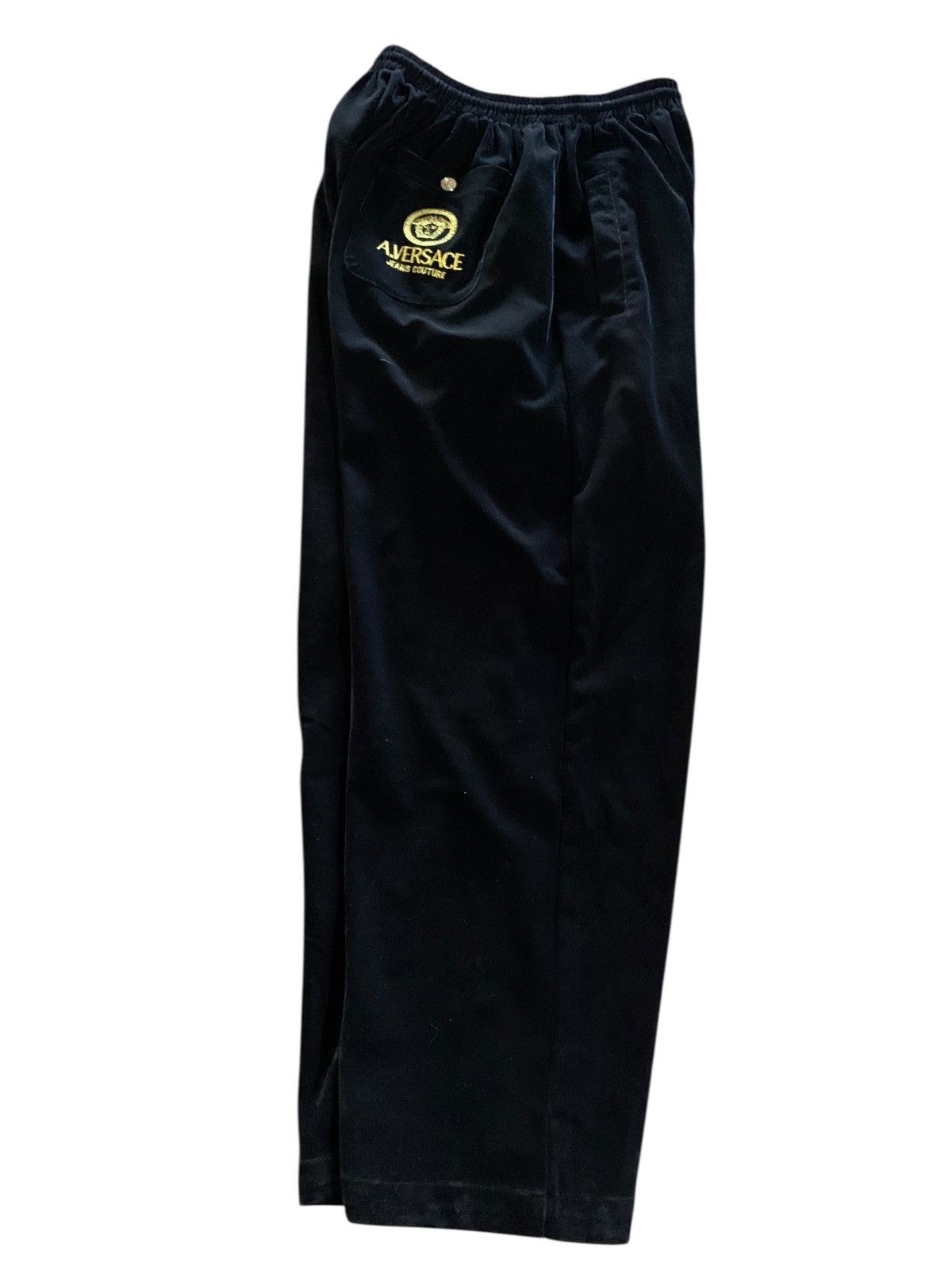 Vintage Vintage A.Versace balloon baggy velvet sweat pants Size US 30 / EU 46 - 9 Thumbnail