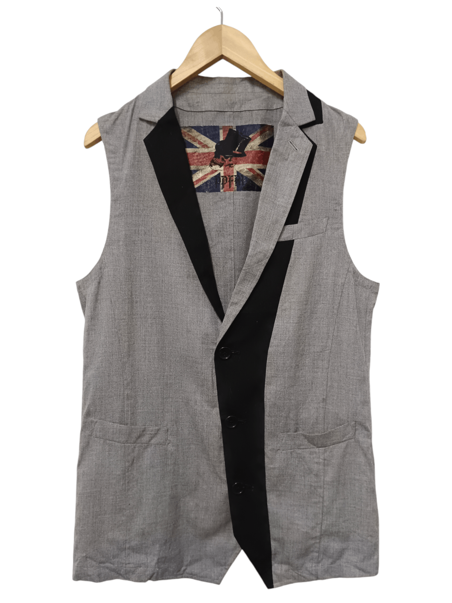 14th Addiction × PPFM Vintage PPFM Punk England Vest Size US M / EU 48-50 / 2 - 1 Thumbnail