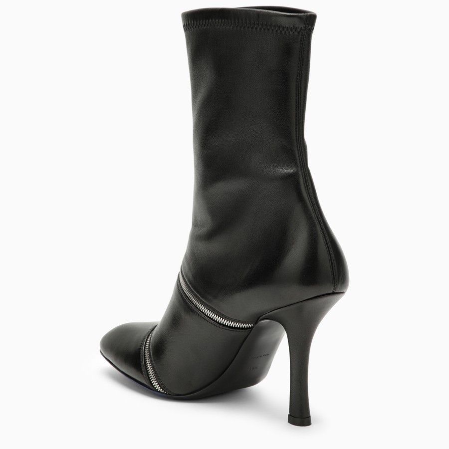 Burberry o1d2blof0824 Leather Zip Boots in Black Size US 8.5 / IT 38.5 - 4 Thumbnail