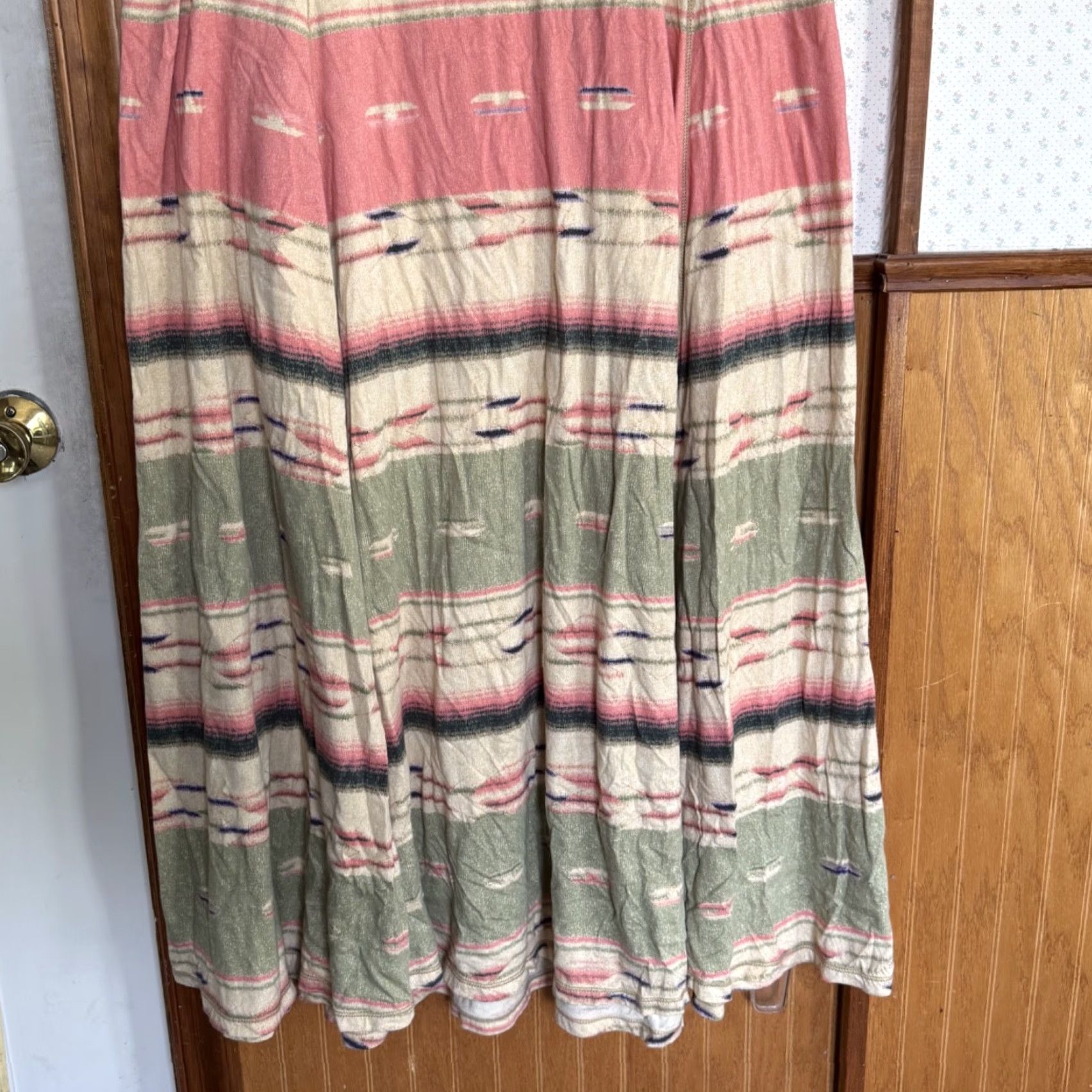 Ralph Lauren Lauren Ralph Lauren Maxi Dress Womens Large Southwestern Aztec Cowgirl Boho Long Size L / US 10 / IT 46 - 2 Thumbnail