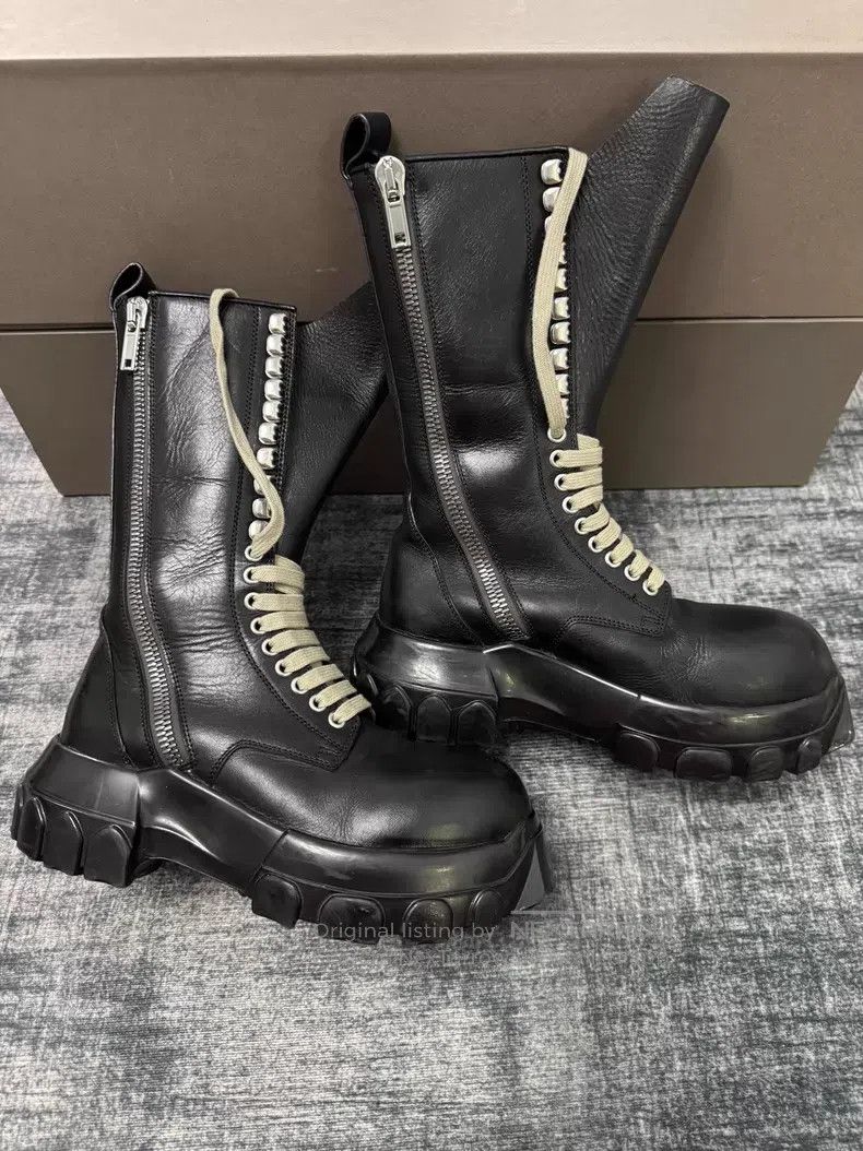 Rick Owens Rick Owens Octopus Strap Military Boots Size US 5.5 / IT 35.5 - 3 Thumbnail