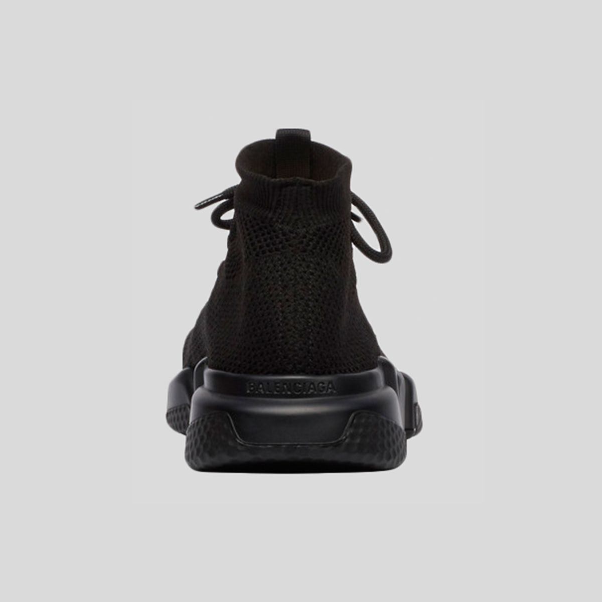 Balenciaga o1tr1nto0525 Speed Sneakers Lace-Up in Black Size US 7 / EU 40 - 3 Thumbnail