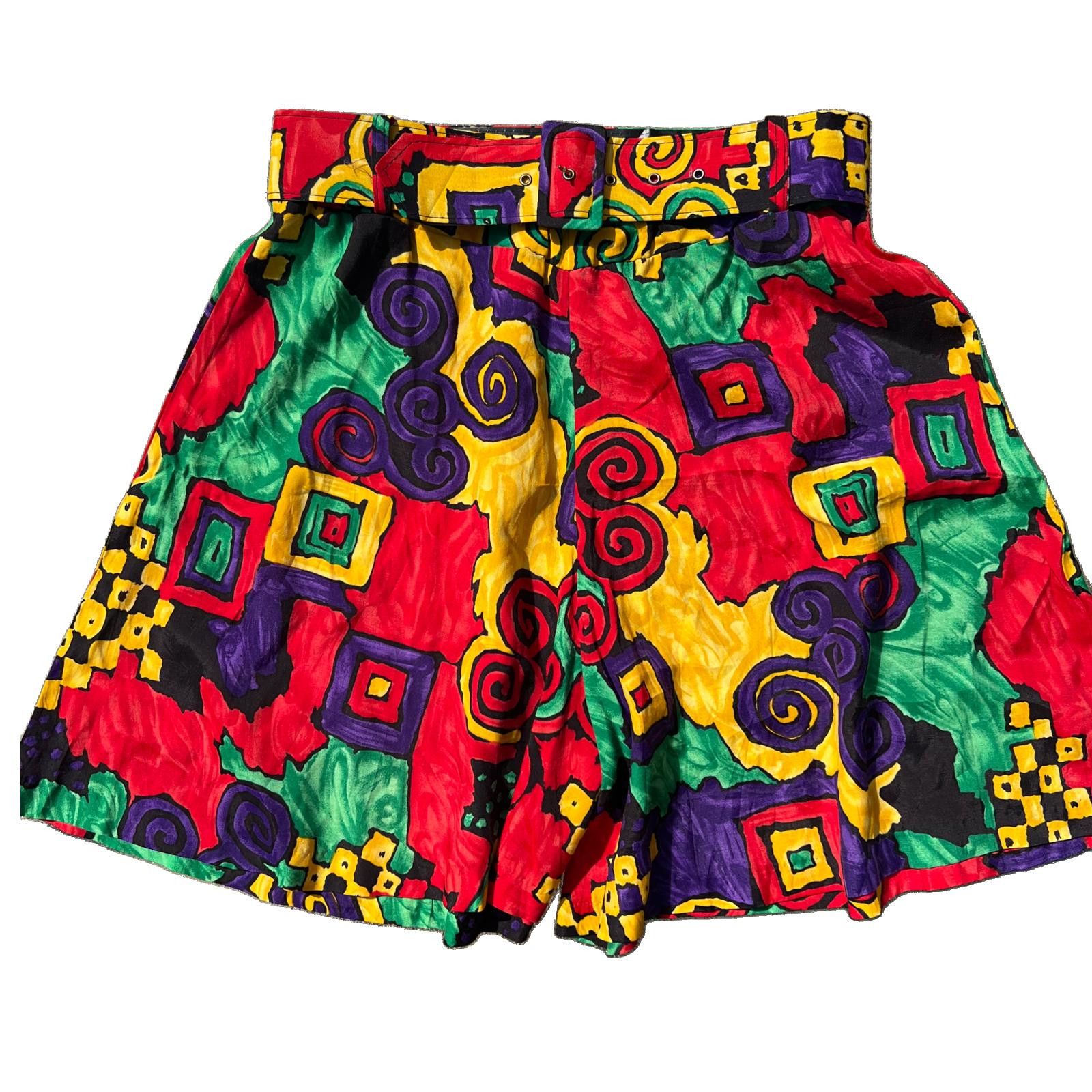 Other 80s/90s Abstract Art Culottes Size 32" / US 10 / IT 46 - 1 Thumbnail